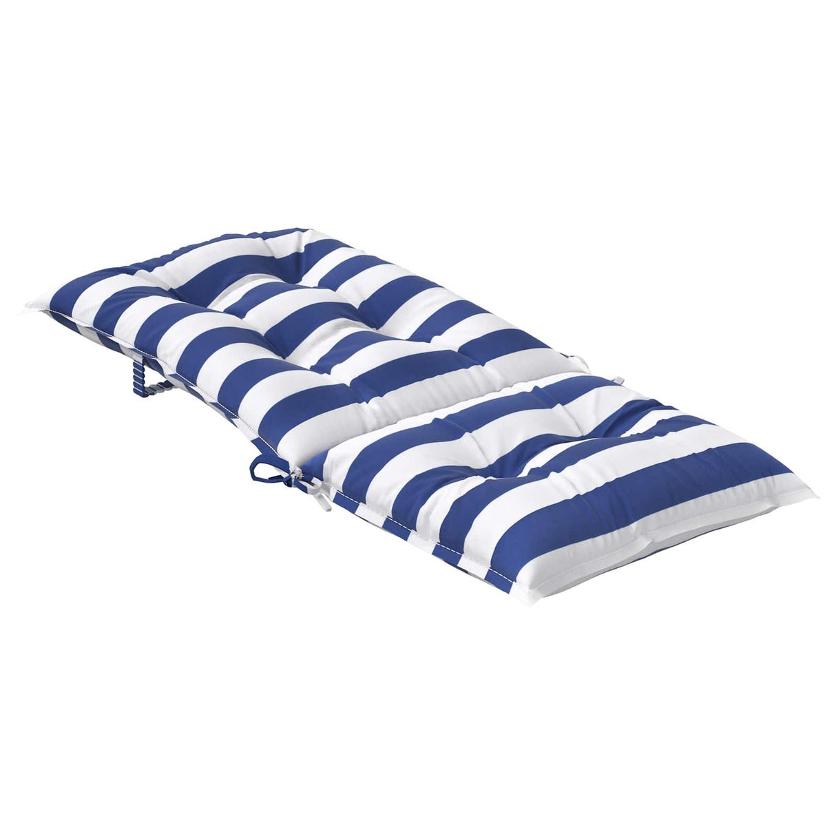 vidaXL Outdoor Cushion 2 pcs Blue and White 120 x 50 x 7 cm Fabric