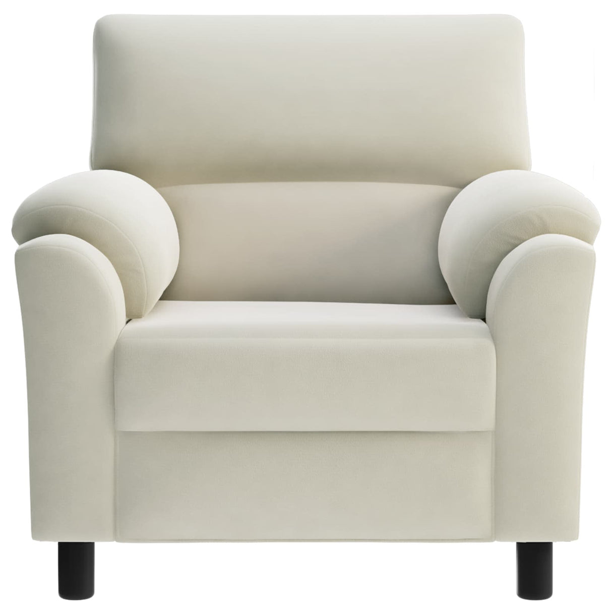 vidaXL Bank Crèmekleurig 94 x 85 x 93 cm fluweel