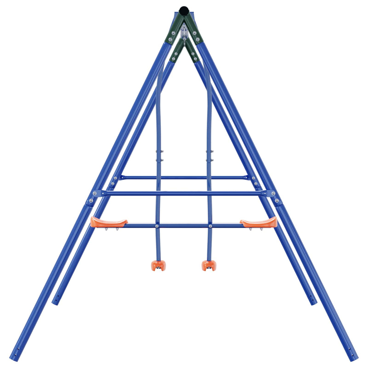 vidaXL Buiten schommelframe met glijder voor tot 4 kinderen