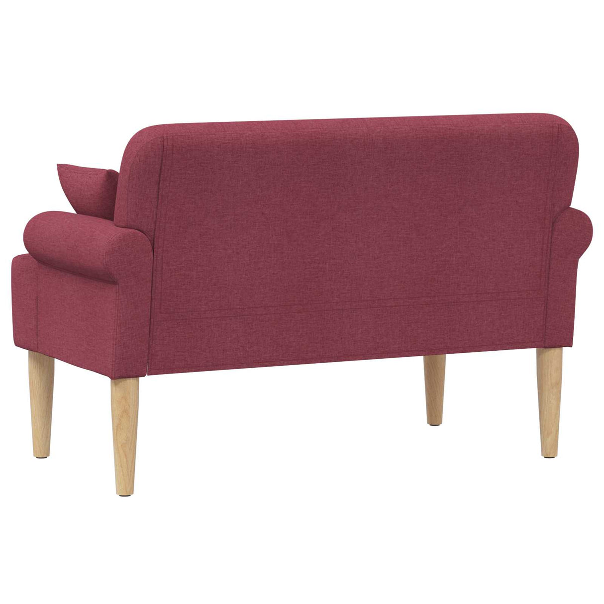 vidaXL Lovingseat met knoopge tuft Zwart 120 x 65 x 79 cm Stof