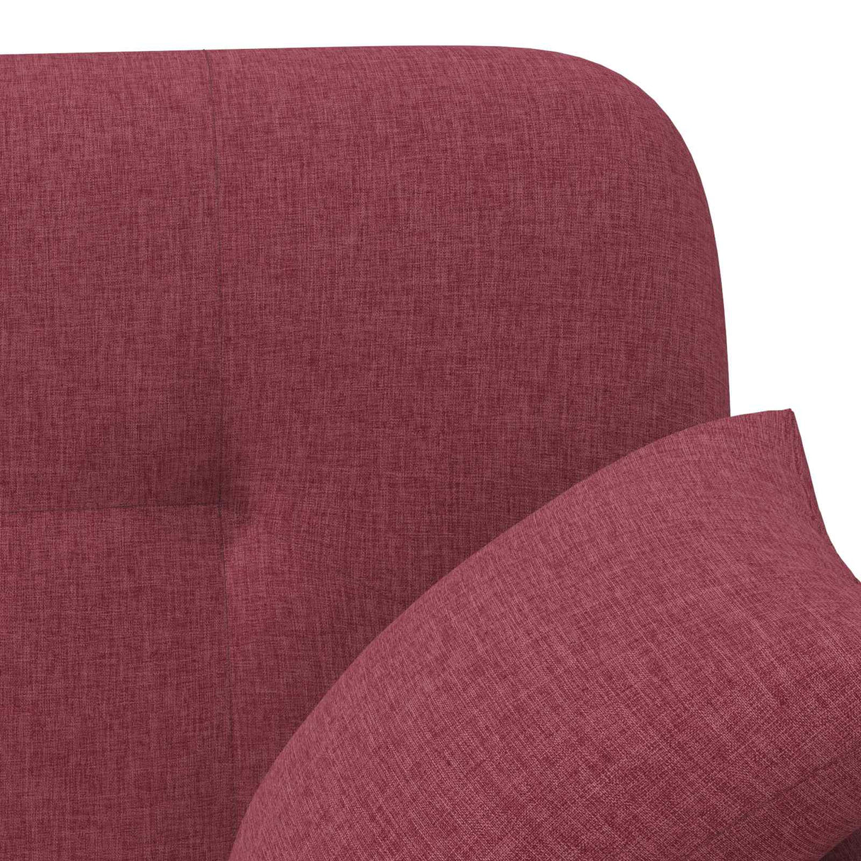 vidaXL Lovingseat met knoopge tuft Zwart 120 x 65 x 79 cm Stof