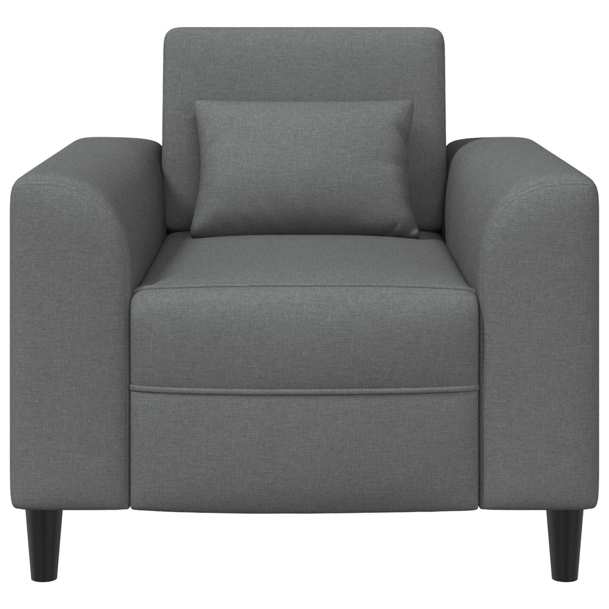 vidaXL Fauteuil Lichtgrijs Stof