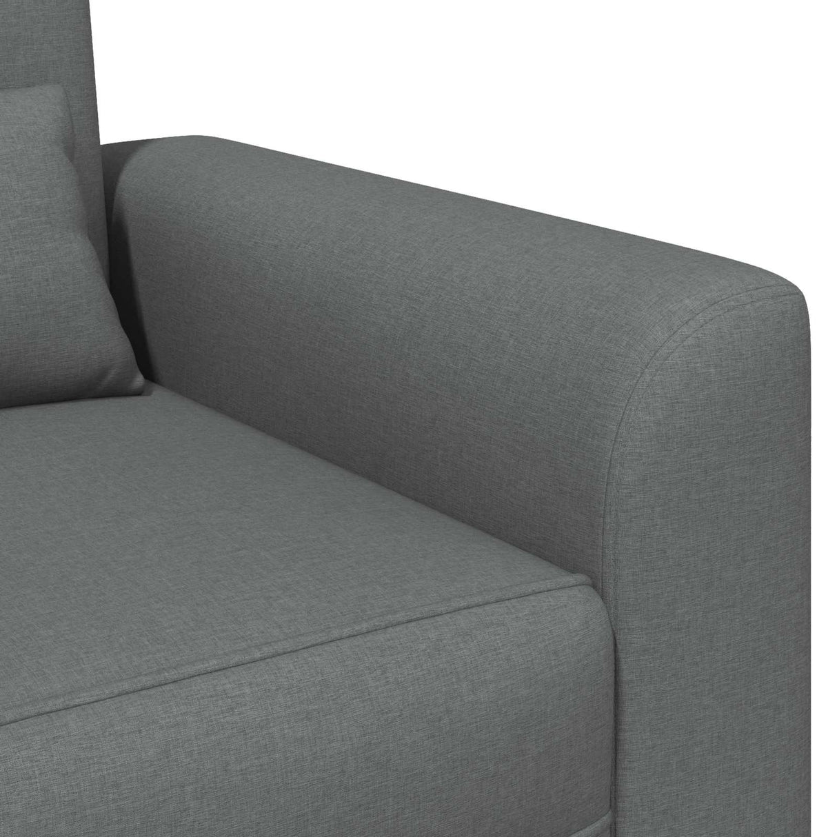 vidaXL Fauteuil Lichtgrijs Stof