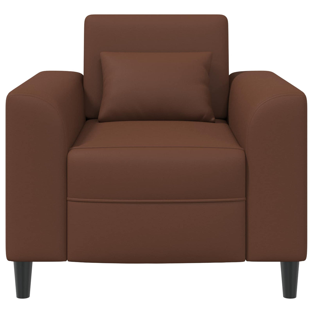 vidaXL Fauteuil Crèmekleurig Kunstleer