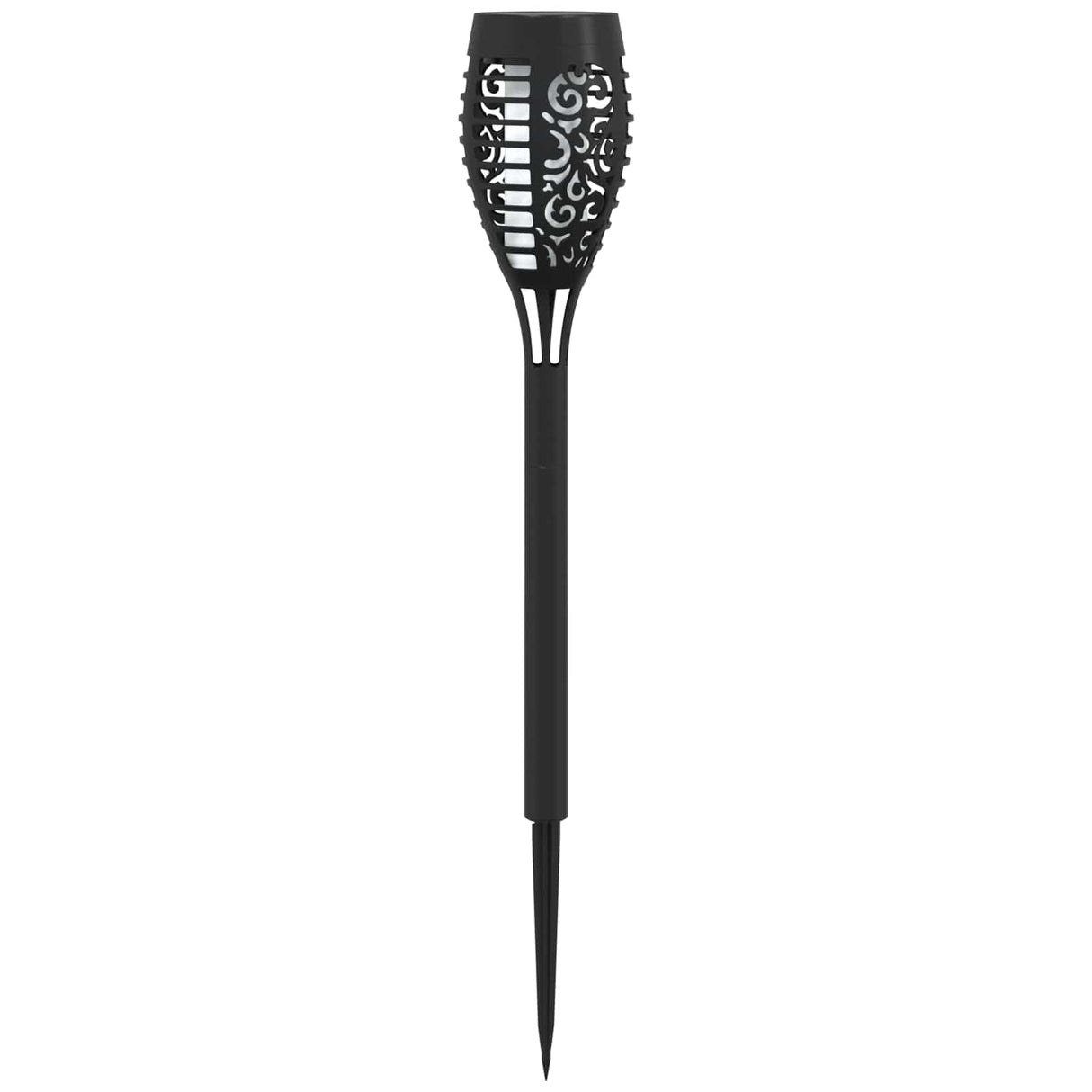 vidaXL Buitenzonne-lampen met grondpen 6 pcs Warmwit 47,5 cm ABS