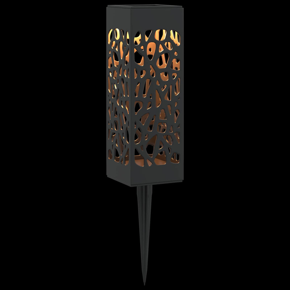 vidaXL Buitenzonne-lampen met grondpen 4 pcs Warmwit 29 cm PP