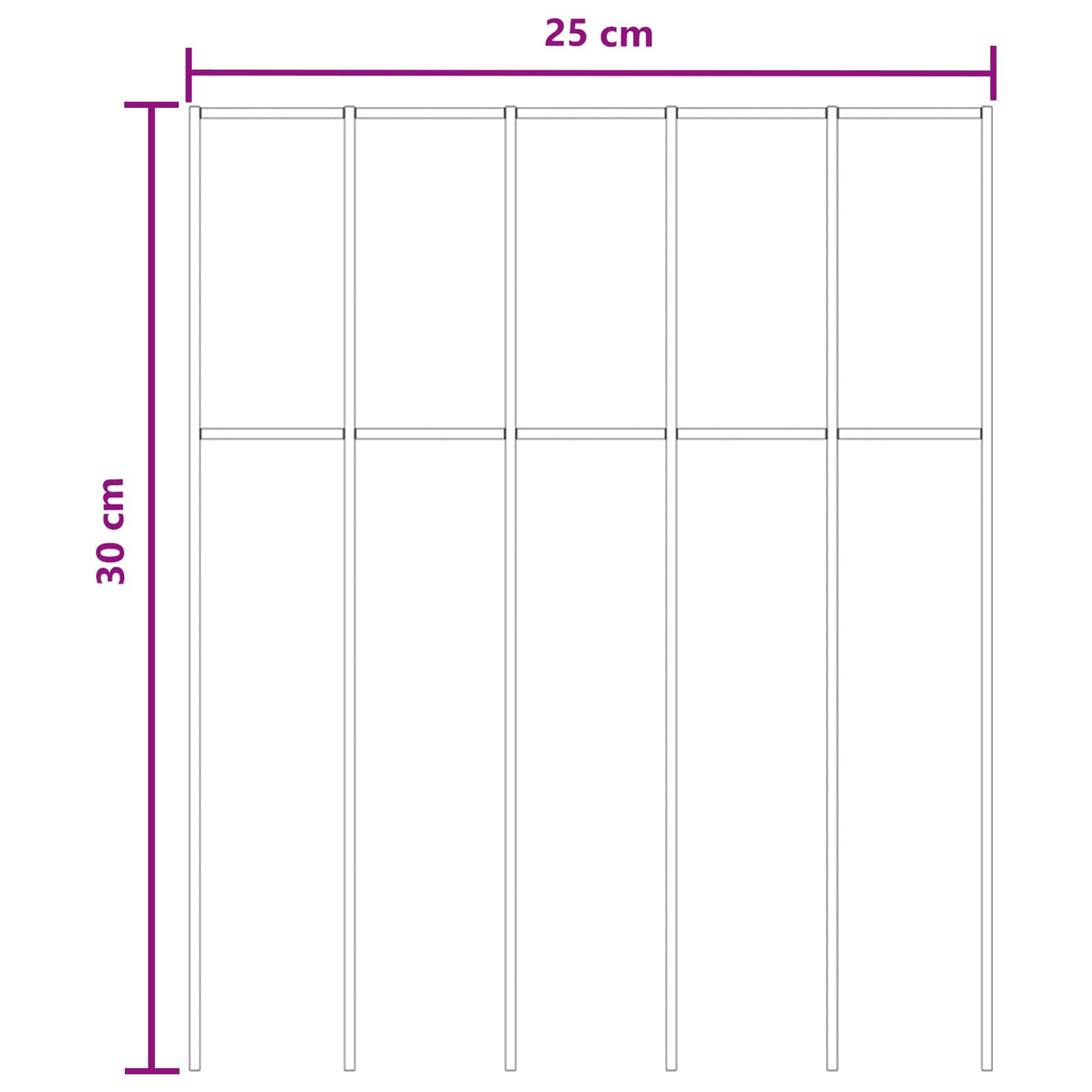 vidaXL Tuinhek Paneel 12 pcs Gegalvaniseerd staal Zilverkleurig
