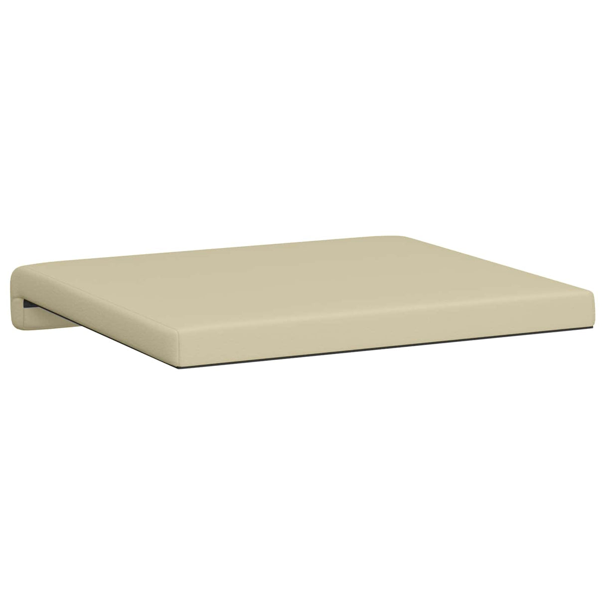 vidaXL Bankkussen 2 st Kunstleer Cappuccino Diepte 35 cm