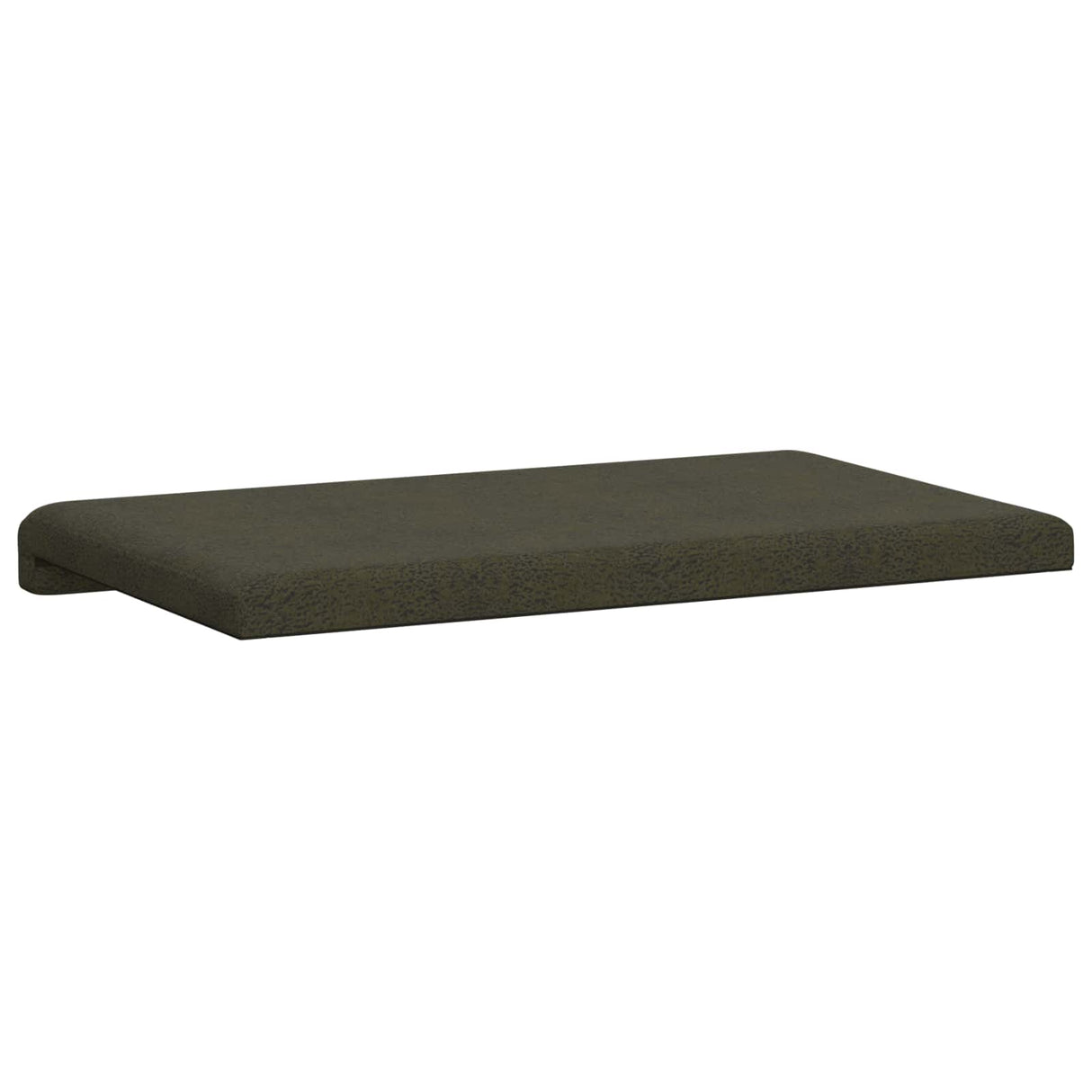 vidaXL Bench Cushion Faux Suede Dark Grey Depth 35 cm