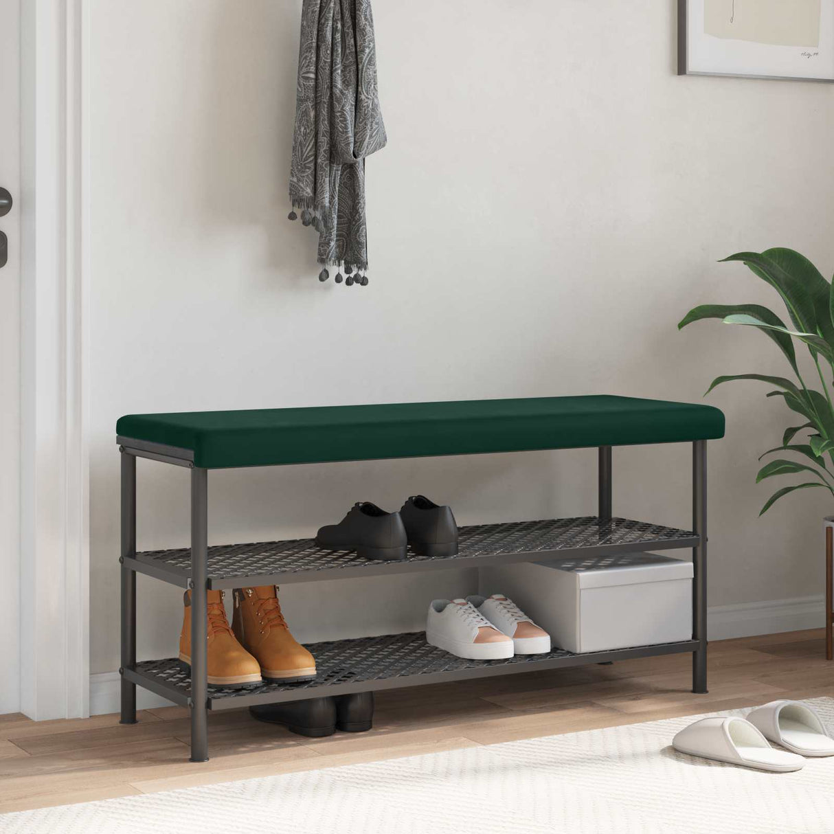 vidaXL Bankkussen fluweel Lichtgrijs Diepte 35 cm