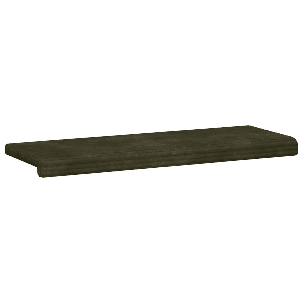 vidaXL Bankkussen Pluche Corduroy Taupe Diepte 35 cm