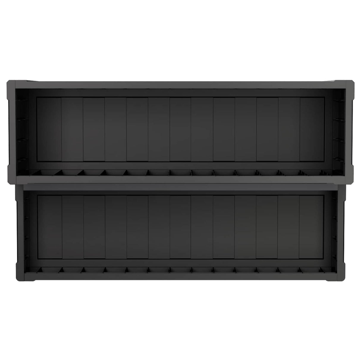 vidaXL Hot Tub Stap met Opbergruimte 2-Traps Bruin en Grijs PP