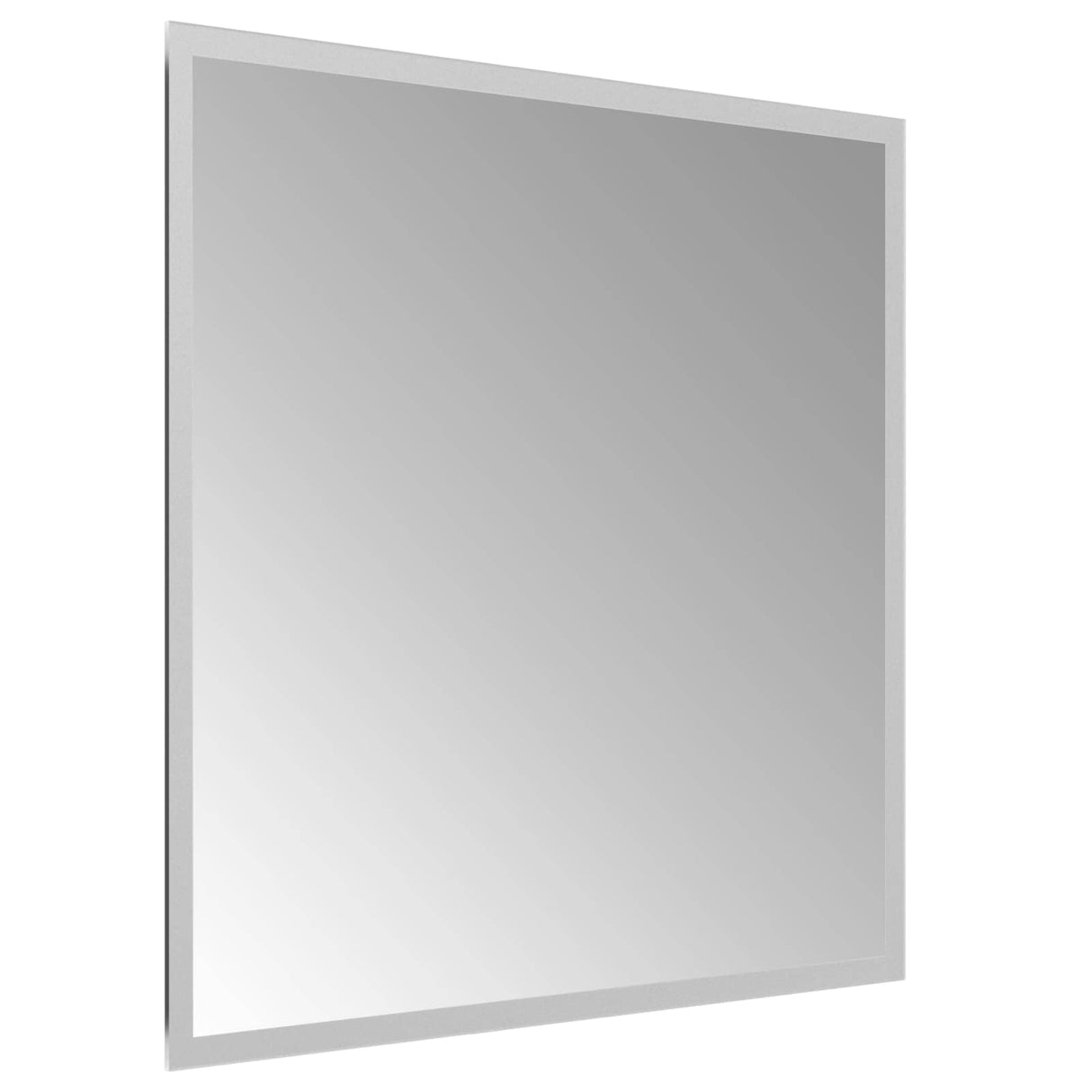 vidaXL LED Badkamerspiegel Transparant 40 x 40 cm gehard glas
