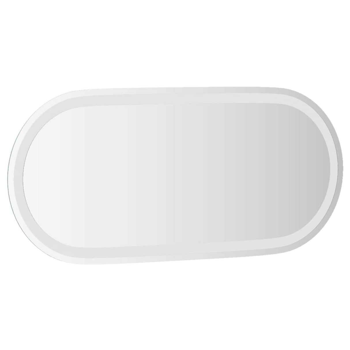 vidaXL LED Badkamerspiegel Transparant 70 x 30 cm gehard glas
