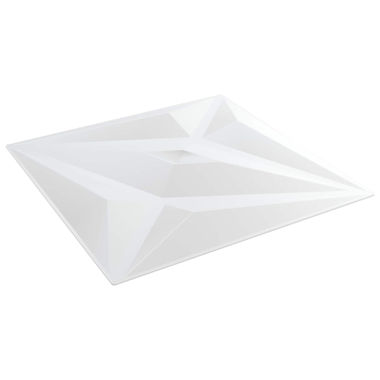 vidaXL Wandpanelen 12 pcs Diamond Wit 50 x 50 cm XPS Schuim