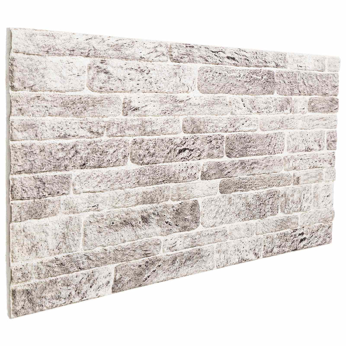 vidaXL Wall Panels 10 pcs Dark Brown and White 100 x 50 cm EPS Foam
