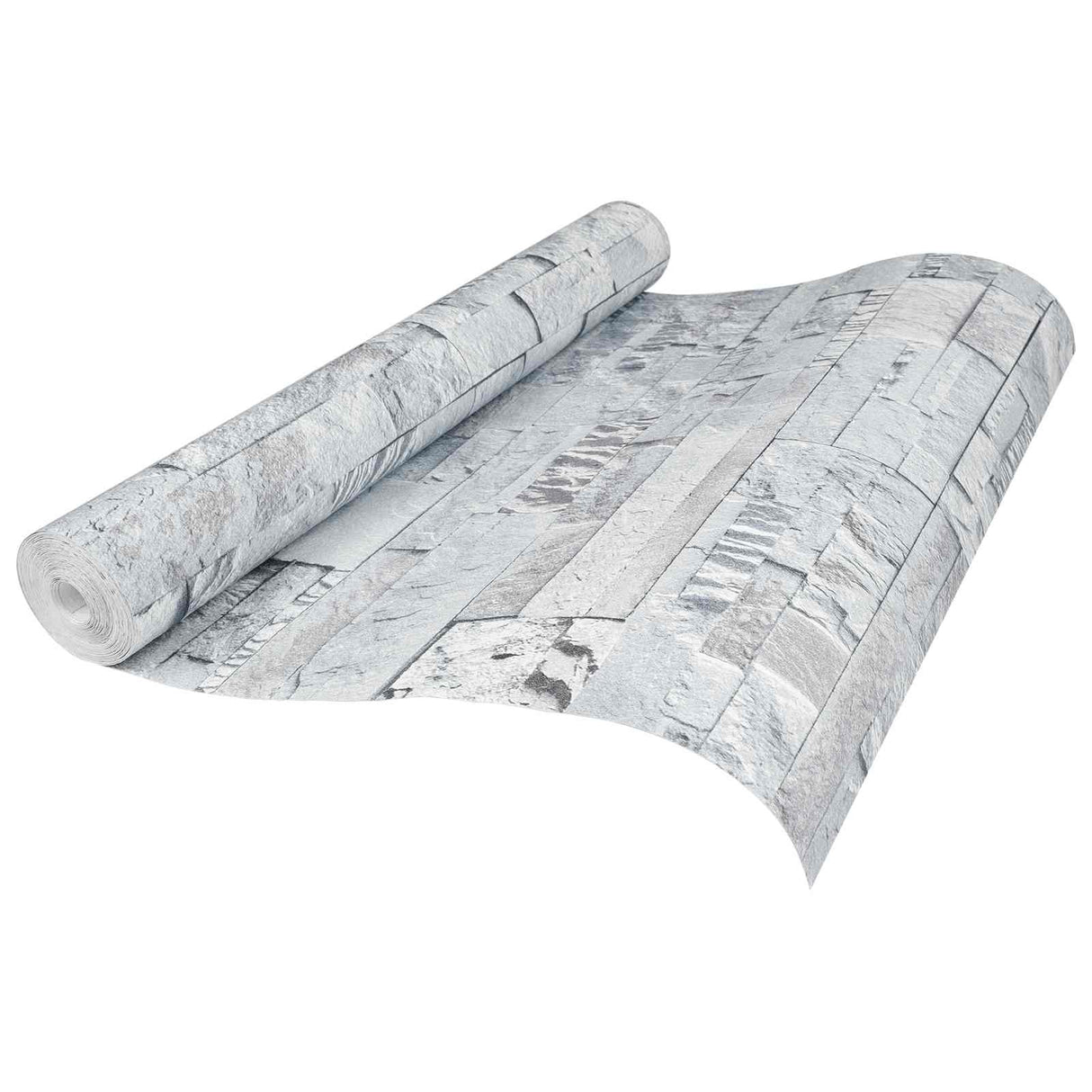 vidaXL 3D Steen Behang Beige 10 x 0,53 m Non-Woven Stof