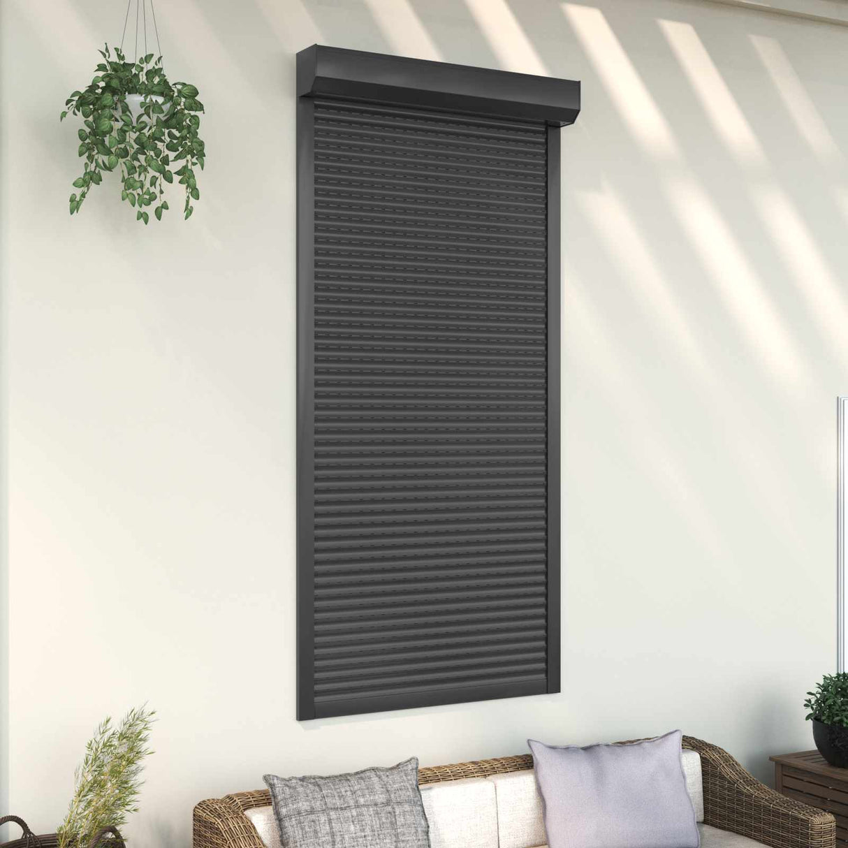 vidaXL Roller Blind White 70 x 100 cm Aluminium and polyurethane