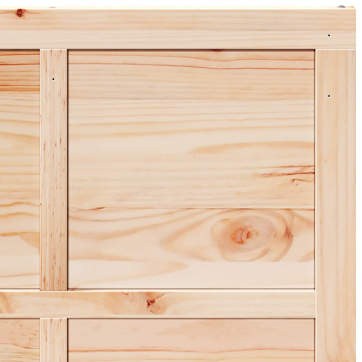 vidaXL Schuifdeur Naturel 100 x 2,5 x 208 cm Massief grenenhout