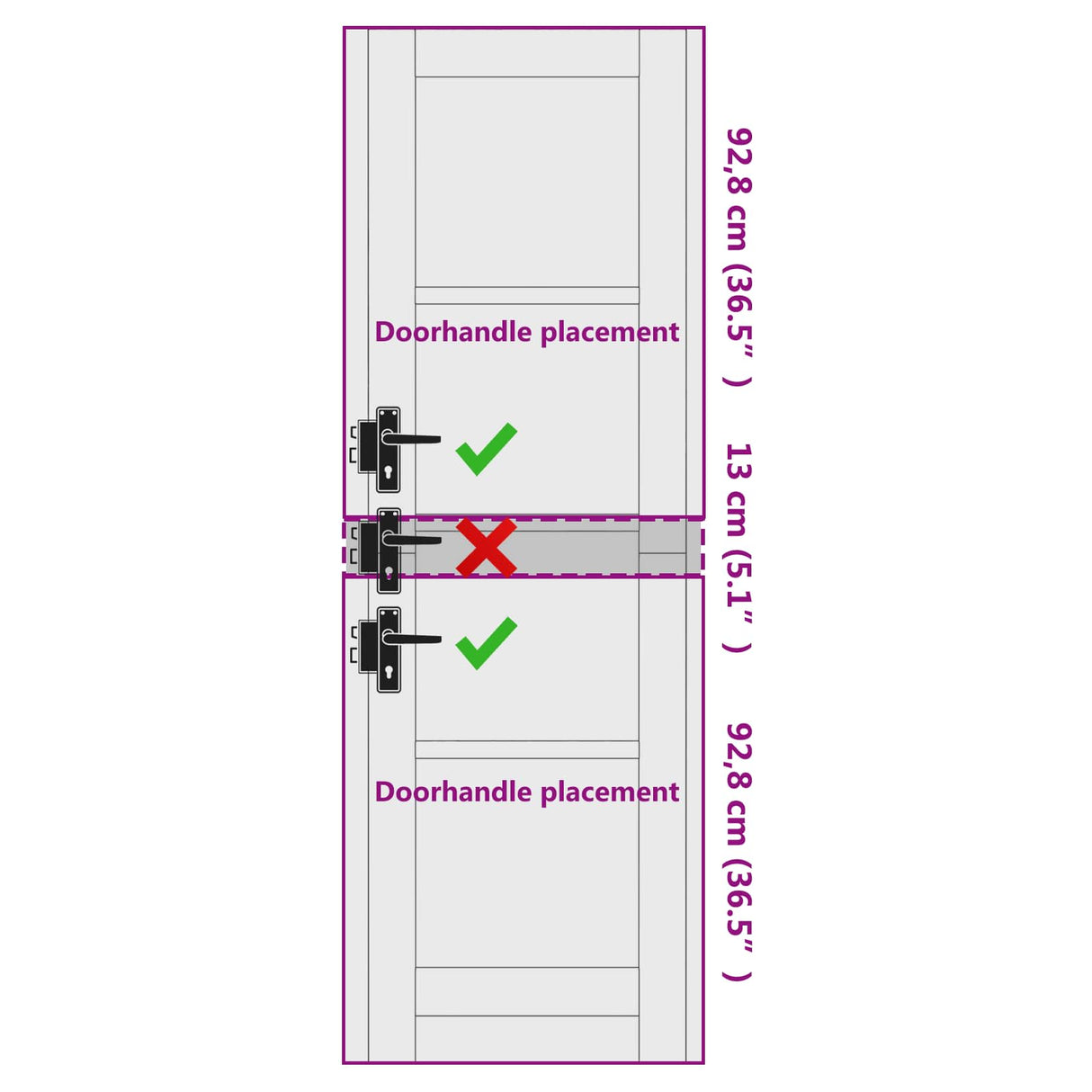vidaXL Interior Door Natural 61 x 198.5 cm Plywood