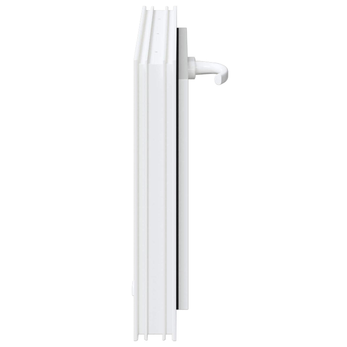 vidaXL Basement Window RISOR 60 x 40 cm PVC and Glass White