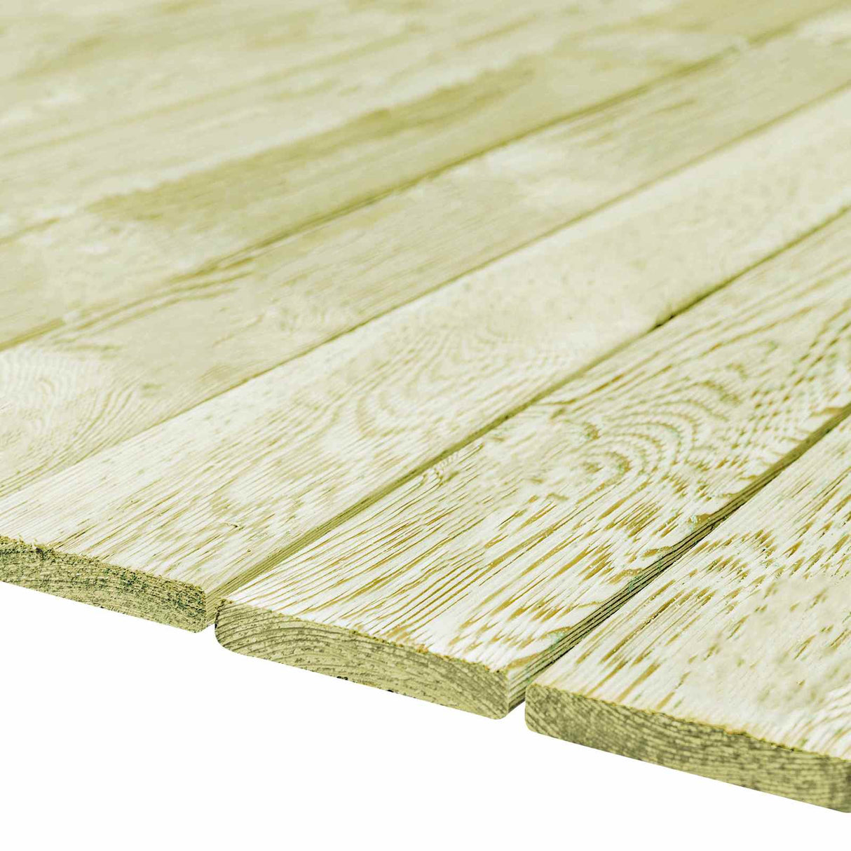 vidaXL Terrasplank 12 pcs Groen Geïmpregneerd 1,44 m²