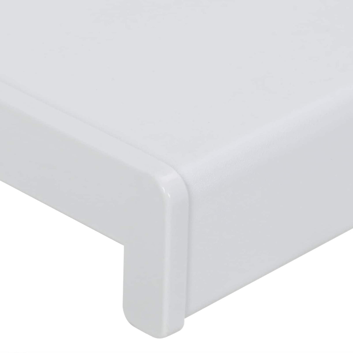 vidaXL Raamdorpel Wit 60 x 10 x 4,5 cm PVC