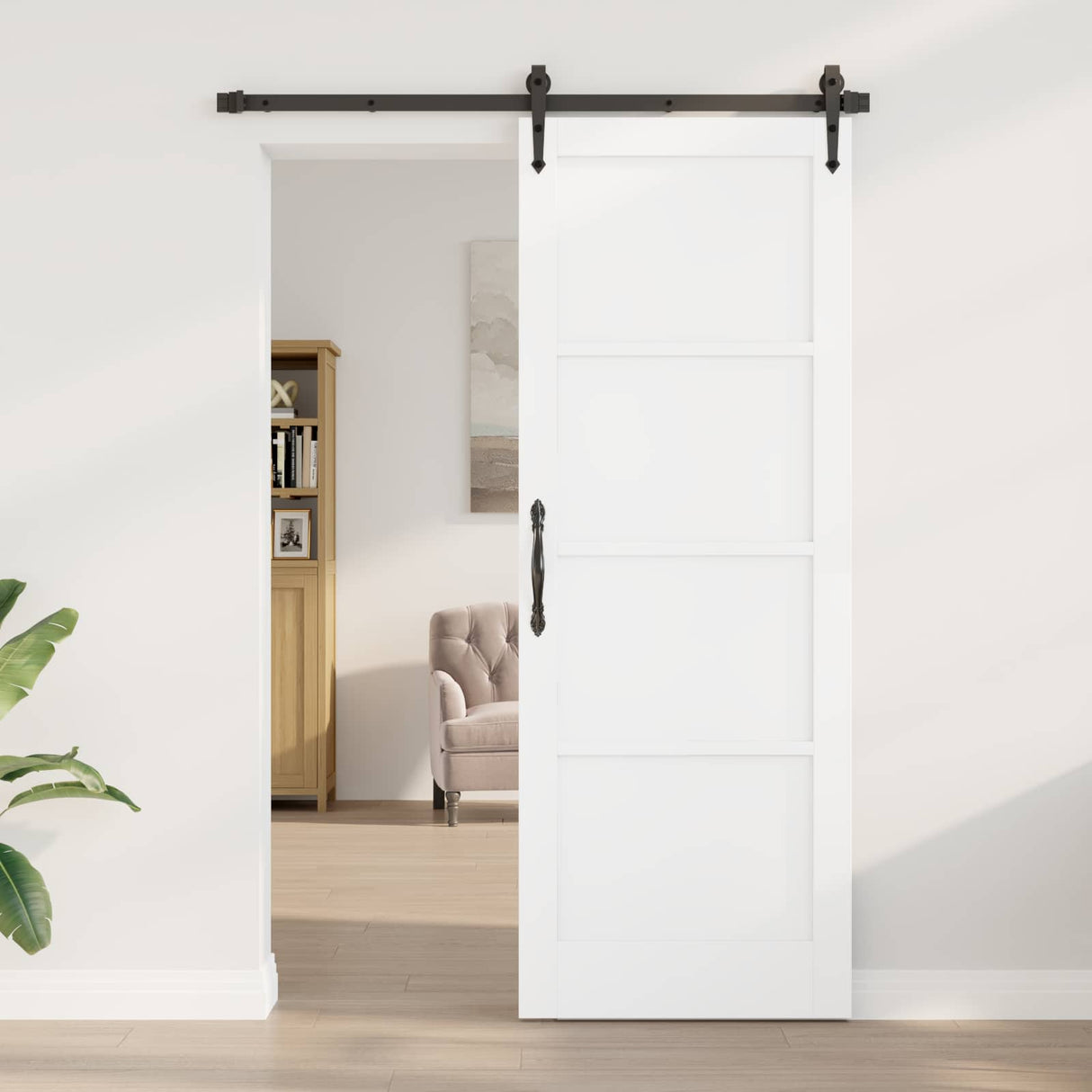 vidaXL Interior Door Natural 61 x 198.5 cm Plywood
