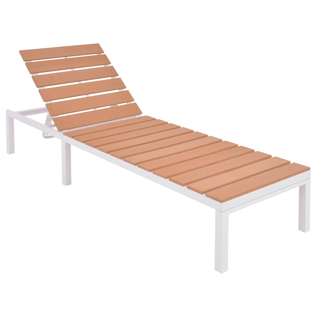 vidaXL 4-delige Loungeset met kussens aluminium en HKC