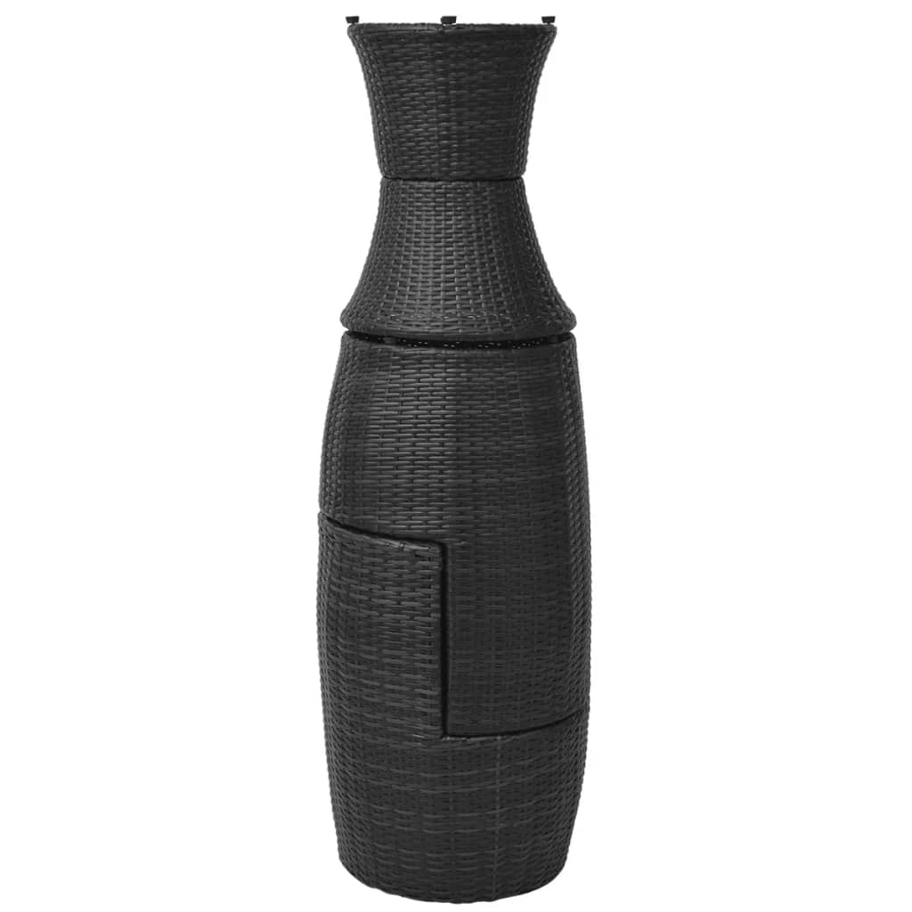 vidaXL 3-delige Bistroset met kussens poly rattan bruin