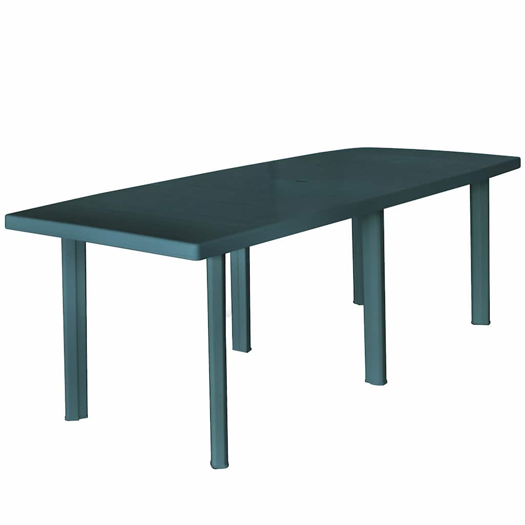 vidaXL Tuintafel 101x68x72 cm kunststof wit