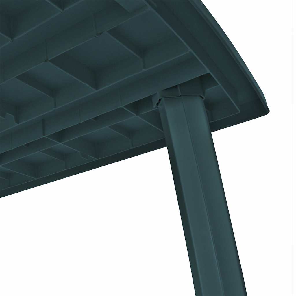 vidaXL Tuintafel 101x68x72 cm kunststof wit