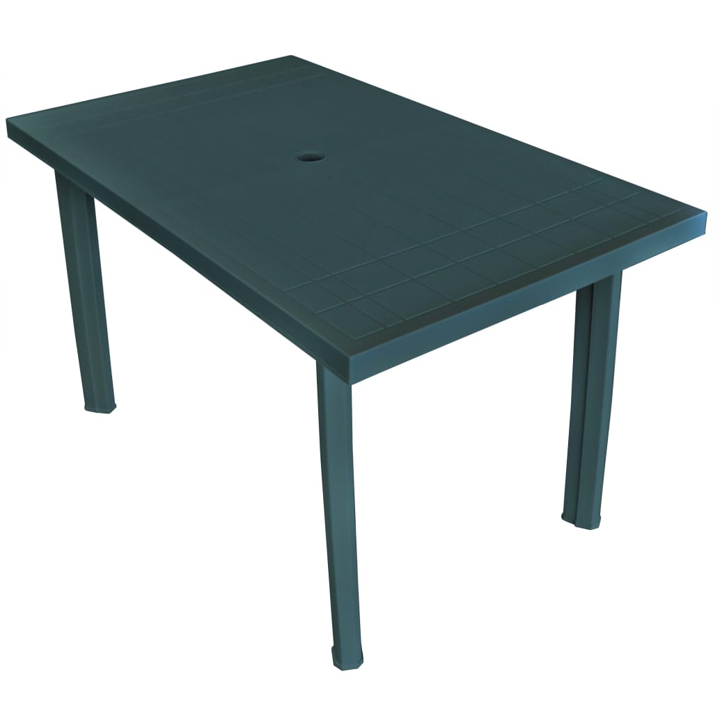 vidaXL Tuintafel 101x68x72 cm kunststof wit