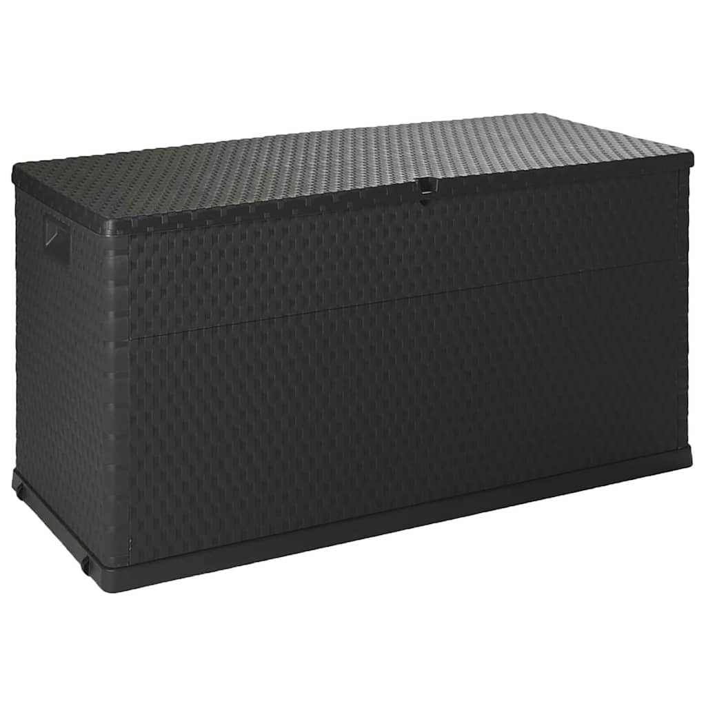 vidaXL Tuinbox 120x56x63 cm polypropeen rattan bruin