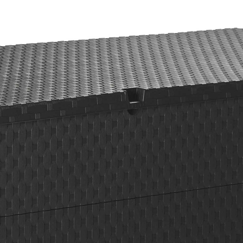 vidaXL Tuinbox 120x56x63 cm polypropeen rattan bruin