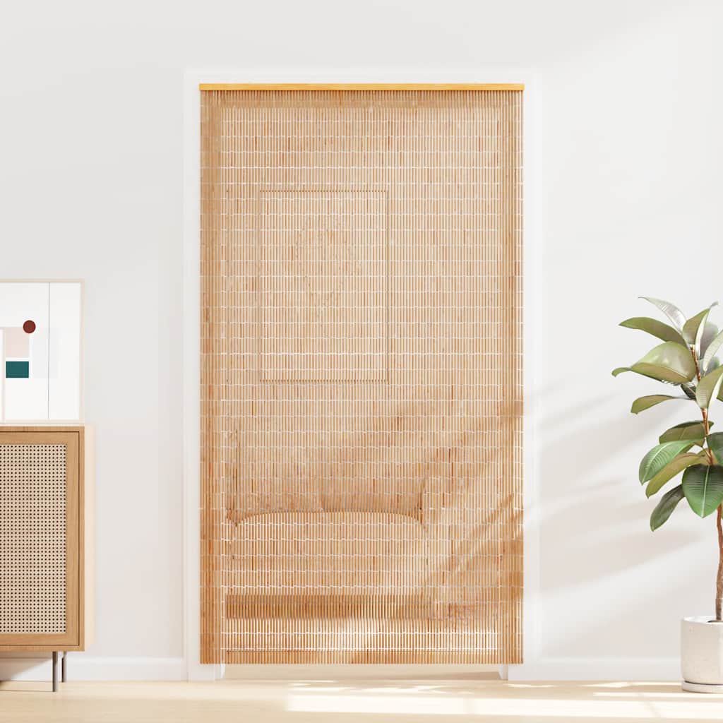 vidaXL Door Curtain 90x200 cm bamboo