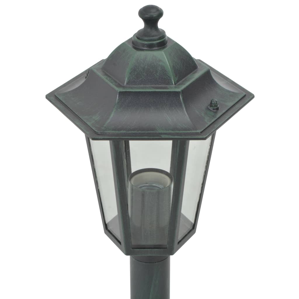 vidaXL Paalverlichting voor tuin E27 110 cm aluminium brons 6 st