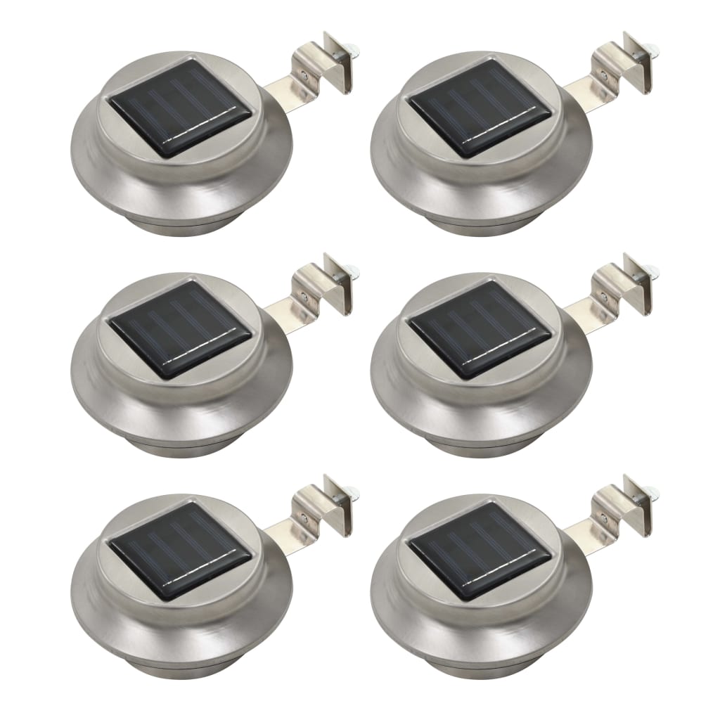 vidaXL Solar Lamps 12 pcs LED Round 12 cm White
