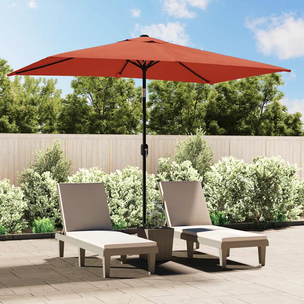 vidaXL Parasol rechthoekig 200x300 cm groen