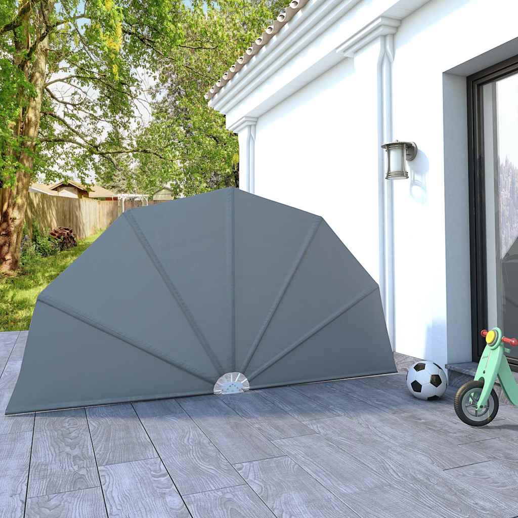 vidaXL Foldable Patio Screen 160 cm Grey