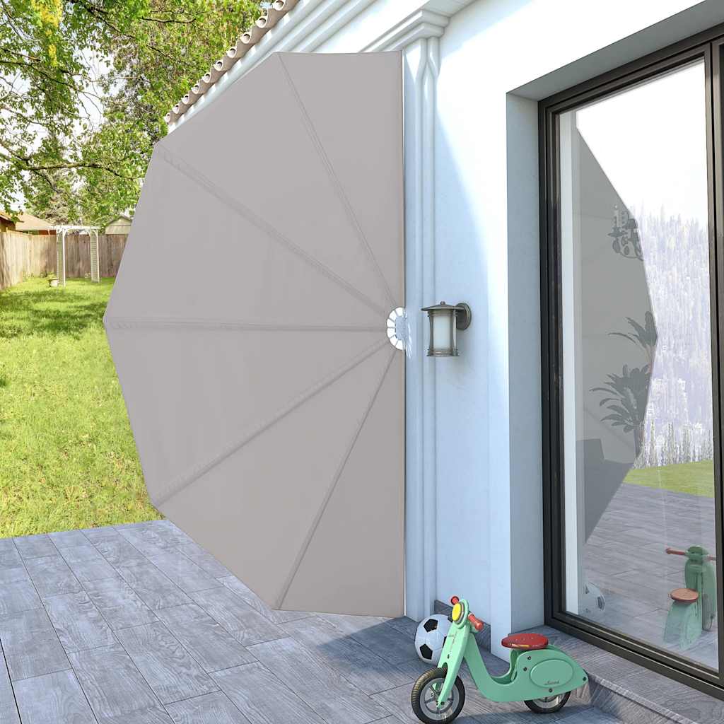 vidaXL Foldable Patio Screen 160 cm Grey