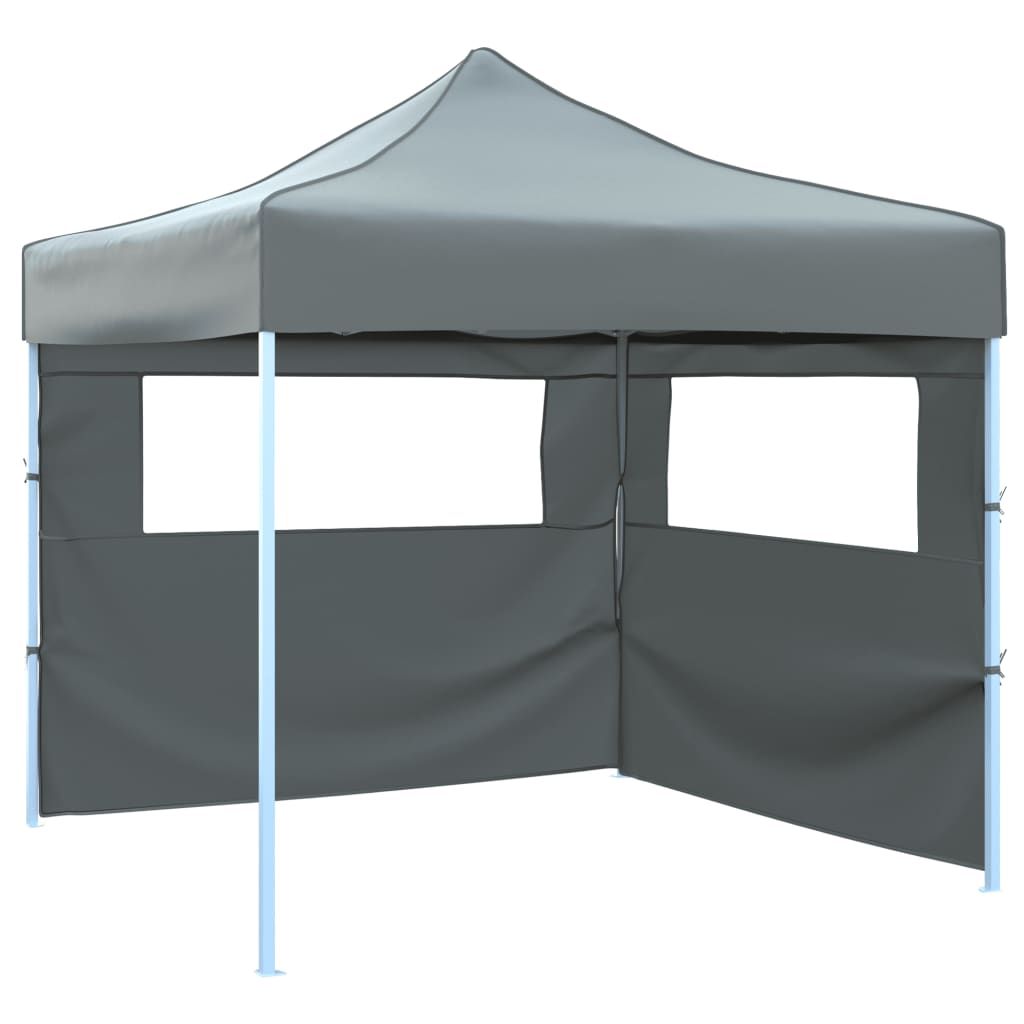 vidaXL Vouwtent met 2 wanden 291x291x315 cm crème