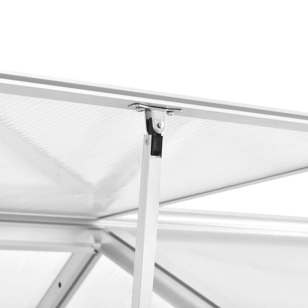 vidaXL Tuinkas 11,19 m³ 302x190x195 cm aluminium