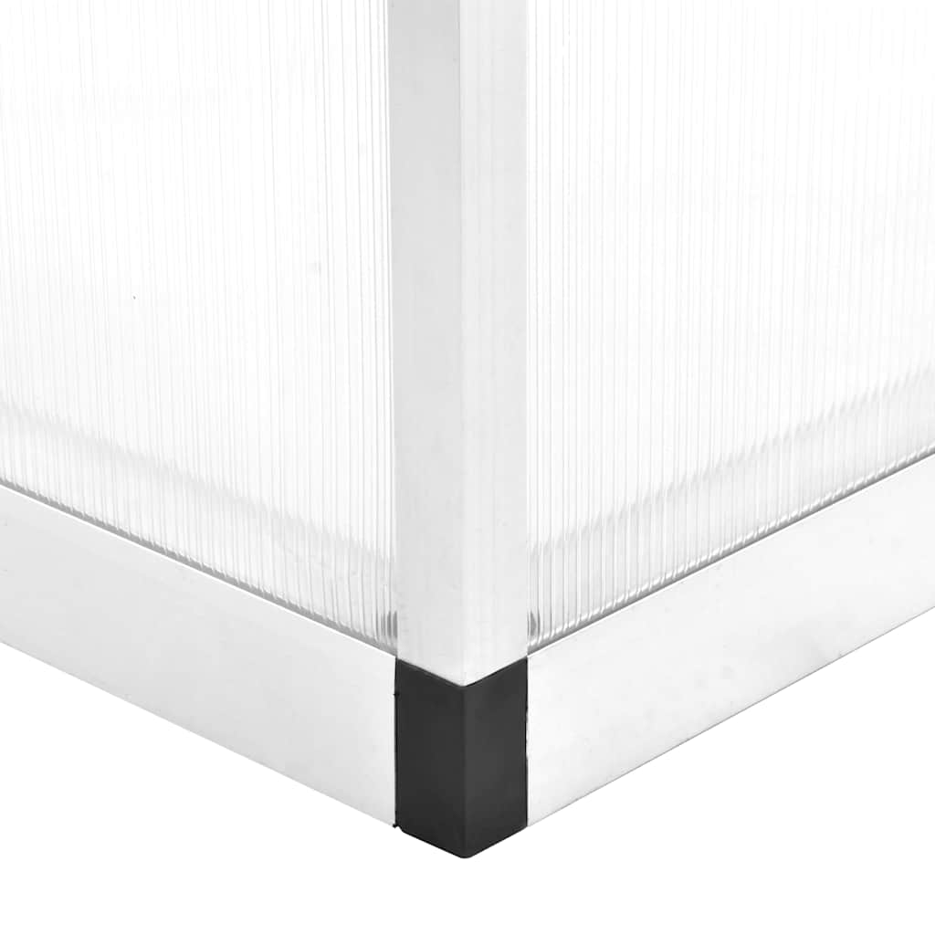 vidaXL Tuinkas 11,19 m³ 302x190x195 cm aluminium