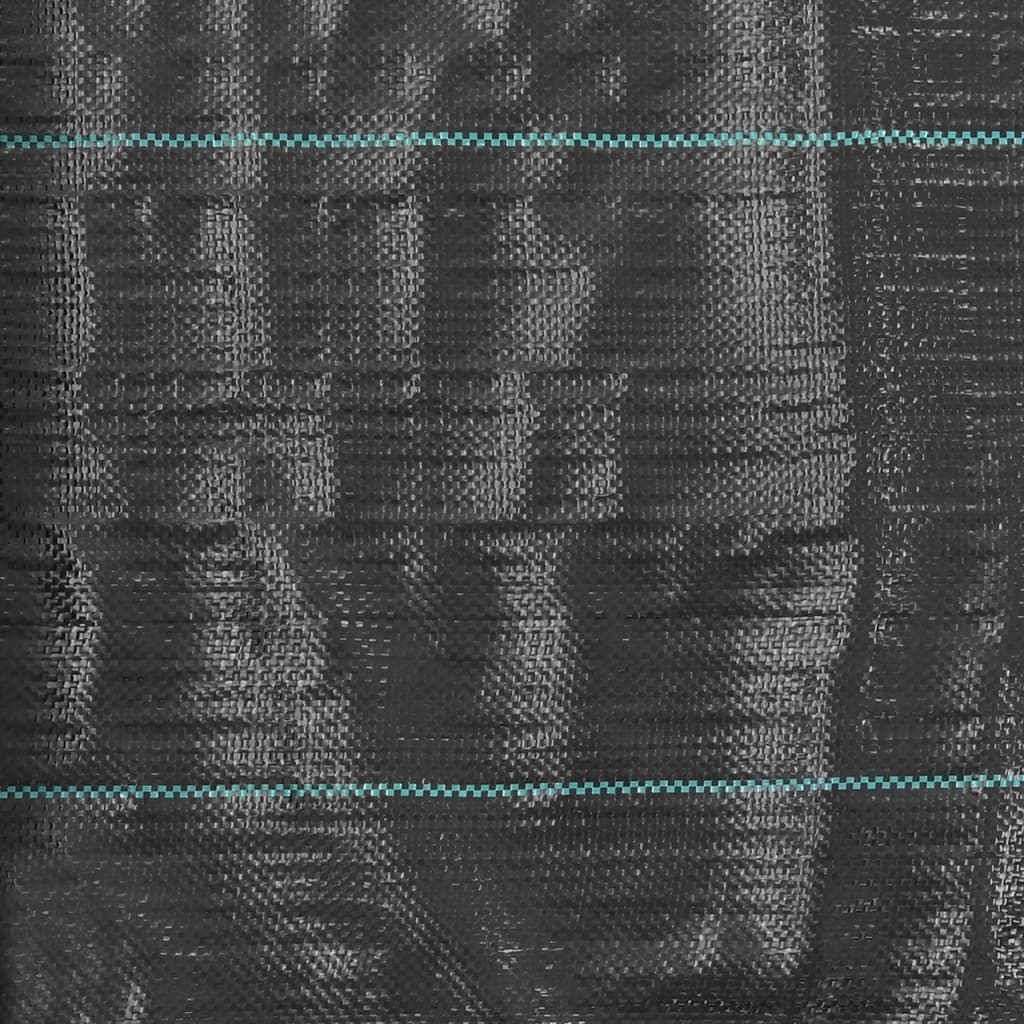 vidaXL Worteldoek 1x25 m PP zwart