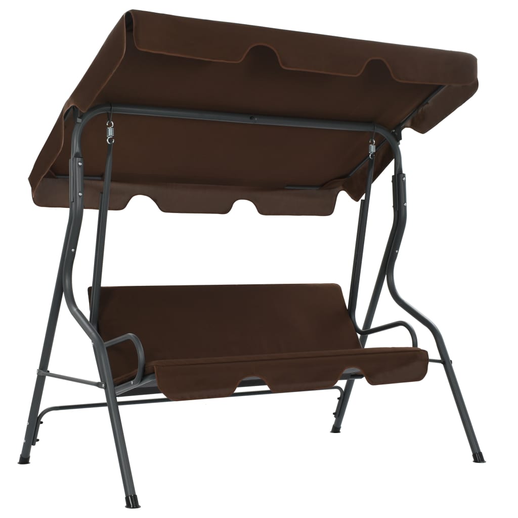 vidaXL Schommelbank 170x110x153 cm crèmewit