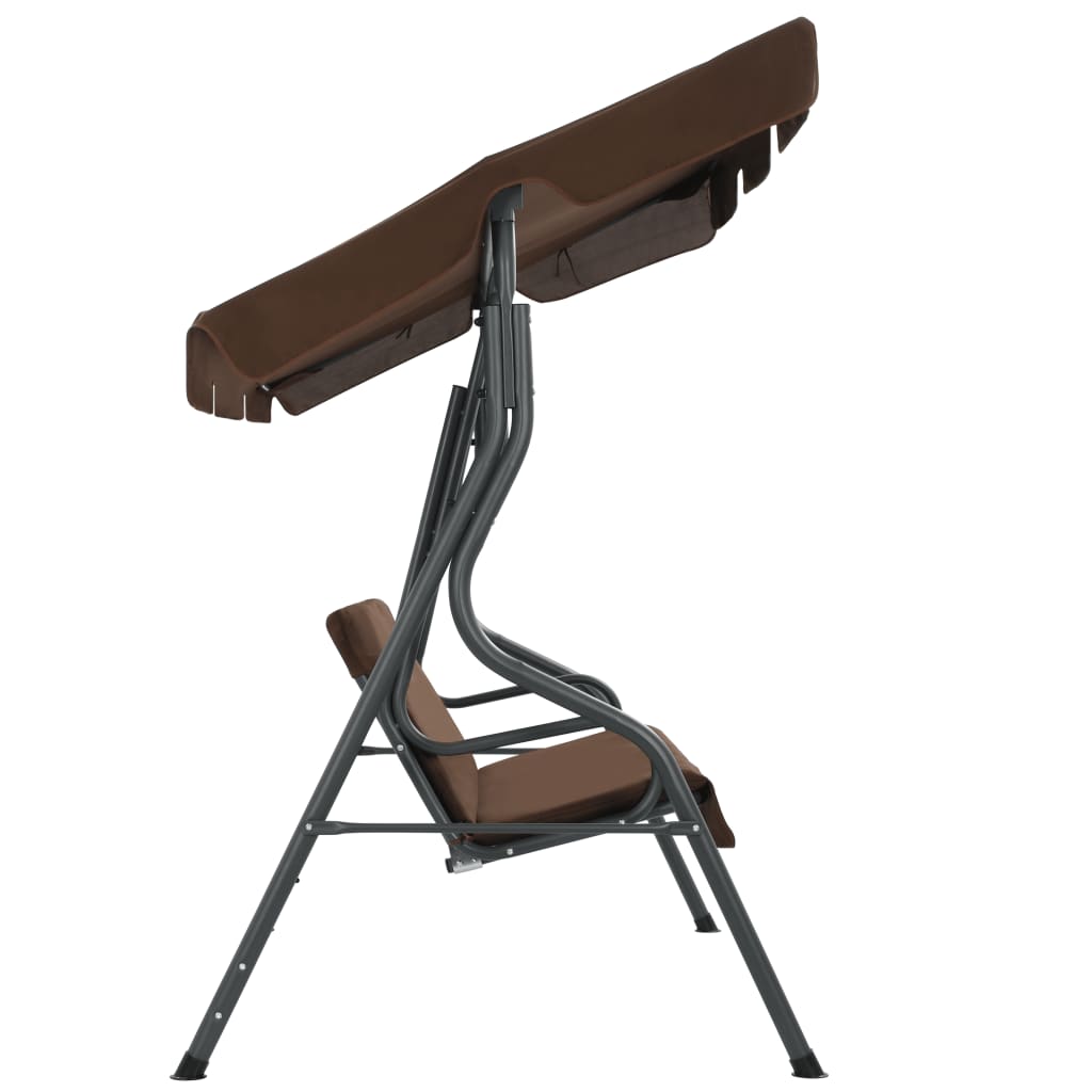 vidaXL Schommelbank 170x110x153 cm crèmewit
