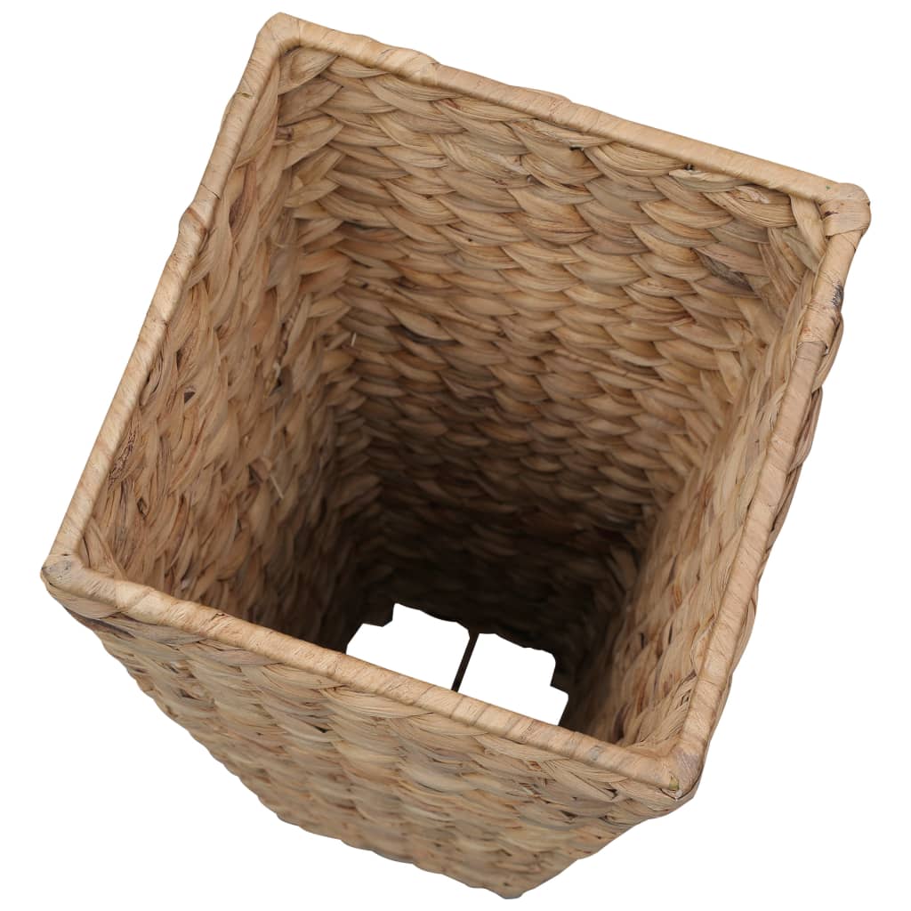 vidaXL Raised Planters 3 pcs water hyacinth brown