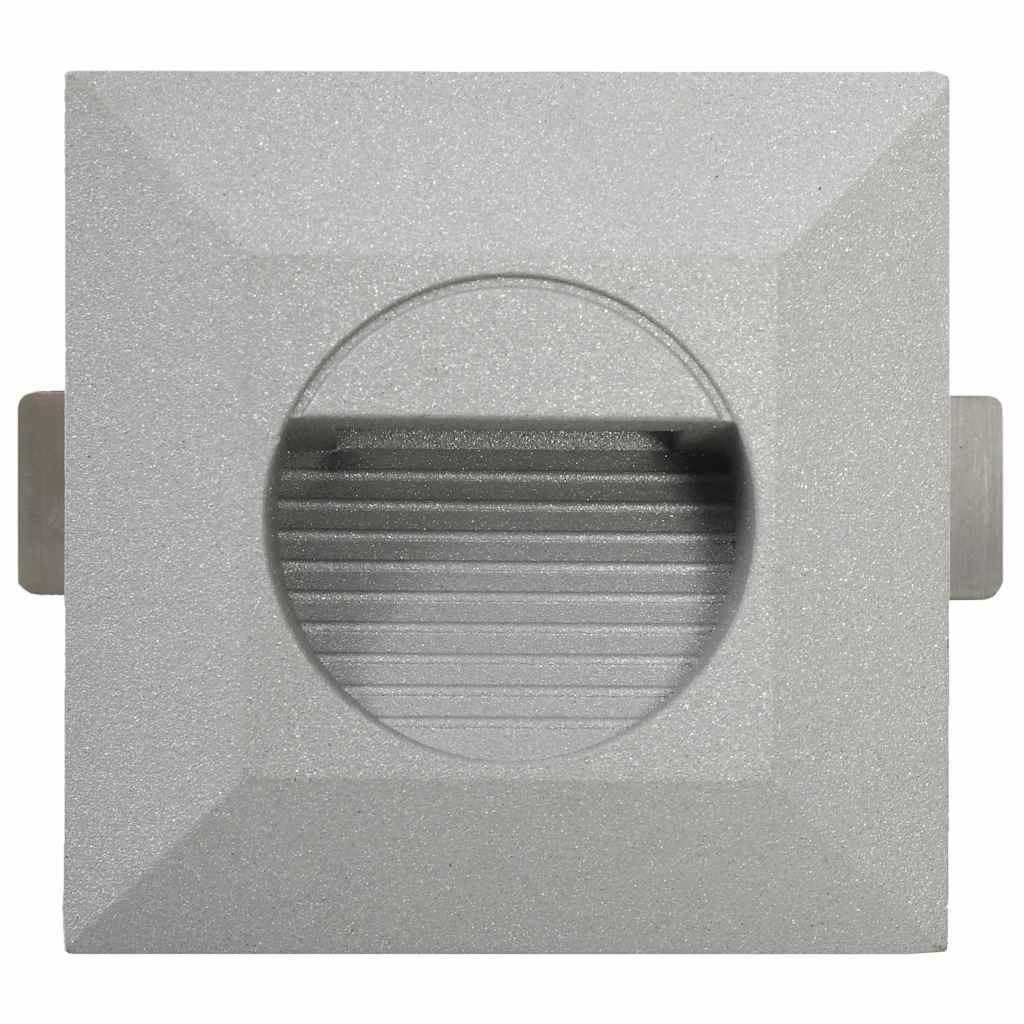 vidaXL LED-buitenwandlampen 6 st 2 W rond zilverkleurig