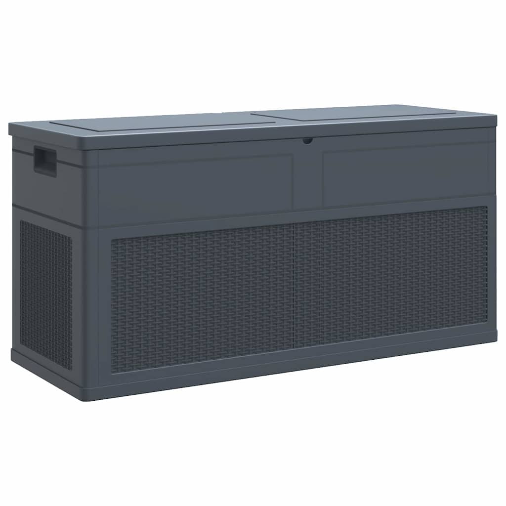 vidaXL Opbergkist 320 L zwart
